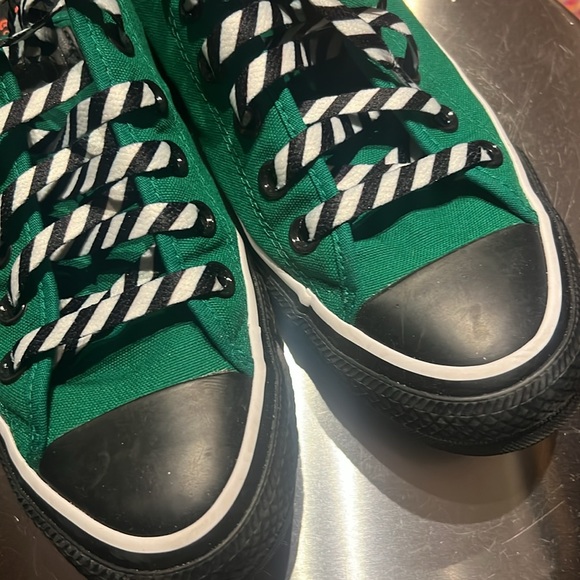 Green Custom Converse - Picture 2 of 4